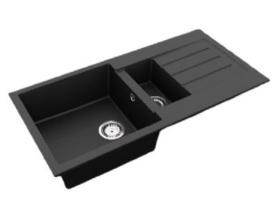 GRANMASTER FORTEA 150 INSET BLACK MASTERDURO 1.5 BOWL SINGLE DRAINER SINK, GRA0145 GRANMASTER FORTEA 150 INSET BLACK MASTERDURO 1.5 BOWL SINGLE DRAINER SINK, GRA0145